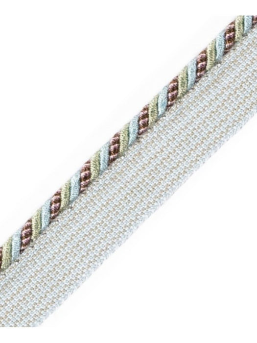 Scalamandre Cord With Tape Bleu Et Lavande Trim PL64660279