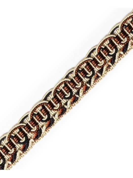 Scalamandre Gimp Rouille Et Creme Trim PL64320292