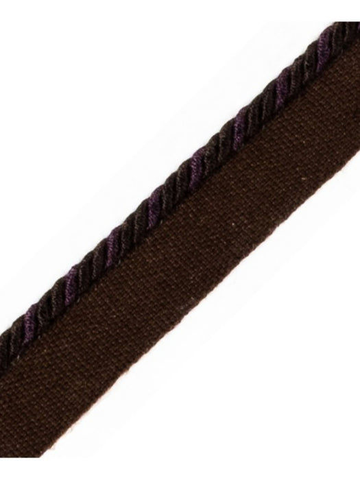 Scalamandre Cord With Tape Prune Trim Sample PL64660295