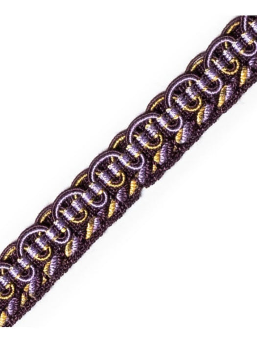 Scalamandre Gimp Prune Et Mauve Trim Sample PL64320299