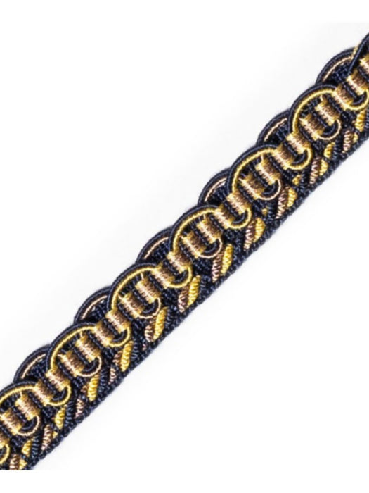 Scalamandre Gimp Marine Et Beige Trim PL64320300