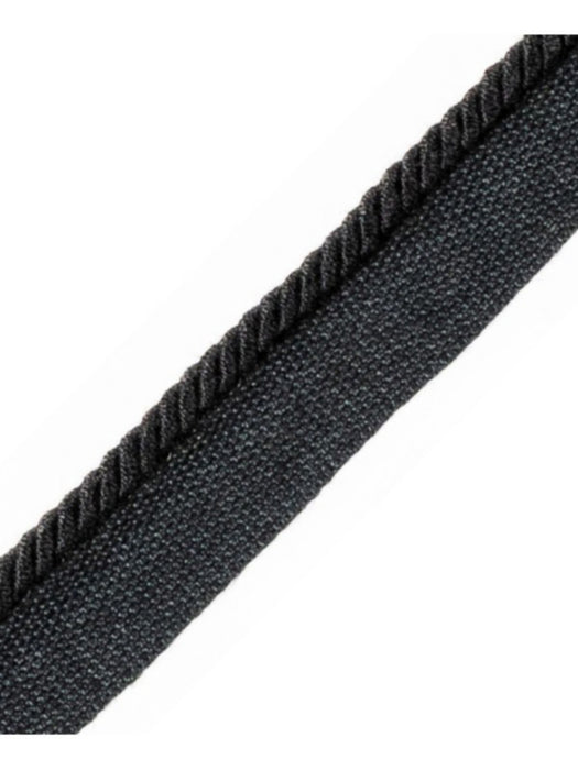 Scalamandre Cord With Tape Caviar Trim Sample PL64660303