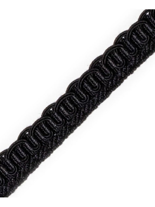 Scalamandre Gimp Noir Trim Sample PL64320305