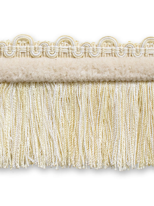 Scalamandre Safari Fringe With Chenille Ivory Trim PL44230401