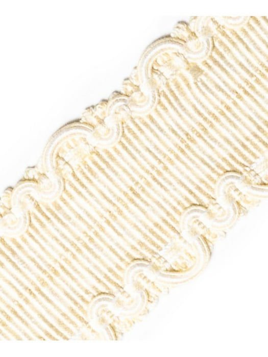 Scalamandre Safari Braid Ivory Trim PL44410401