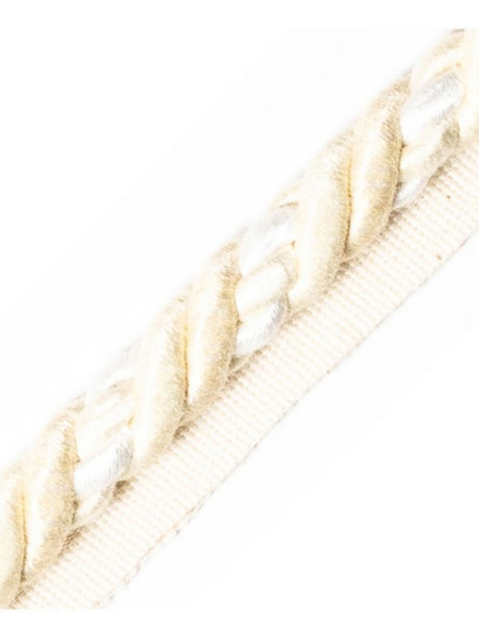 Scalamandre Safari Cord With Tape A Ivory Trim PL44590401