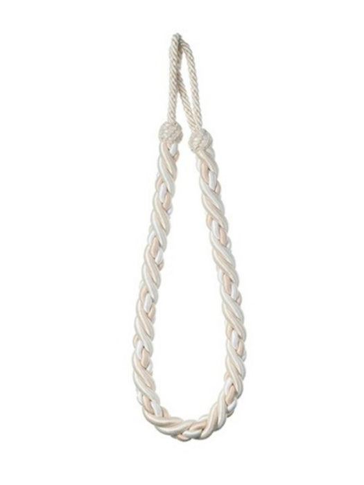 Scalamandre Safari Rope Tieback Ivory Trim Sample PL44730401