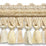 Scalamandre Safari Tassel Fringe Chenille Beige Trim PL44240402