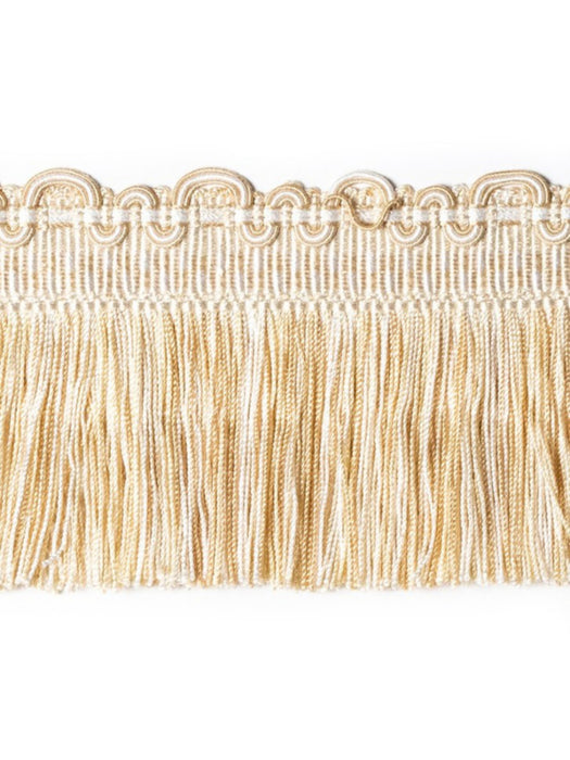 Scalamandre Safari Cut Fringe Beige Trim Sample PL44430402