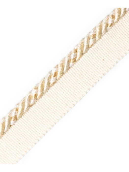 Scalamandre Safari Cord With Tape C Beige Trim Sample PL44660402