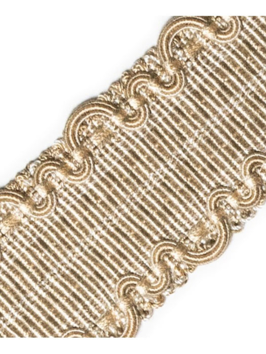 Scalamandre Safari Braid Taupe Trim Sample PL44410403