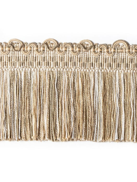 Scalamandre Safari Cut Fringe Taupe Trim Sample PL44430403