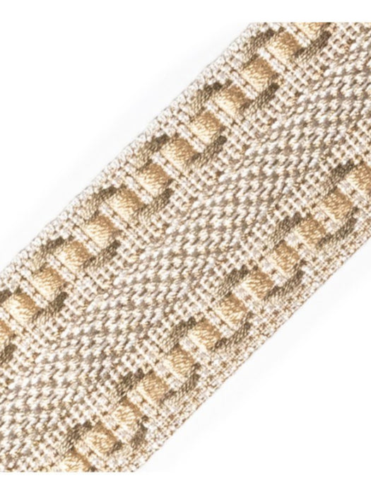 Scalamandre Safari Galon Taupe Trim Sample PL44460403