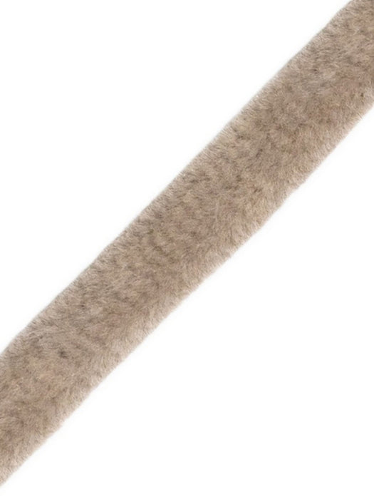 Scalamandre Safari Tweeded Chenille A Taupe Trim Sample PL44490403