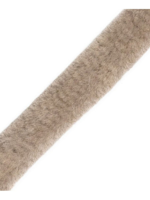 Scalamandre Safari Tweeded Chenille B Taupe Trim Sample PL44500403