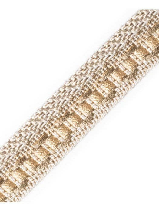 Scalamandre Safari Piping With Tape Taupe Trim PL44560403
