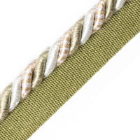 Scalamandre Safari Cord With Tape B Pewter Trim PL44640404