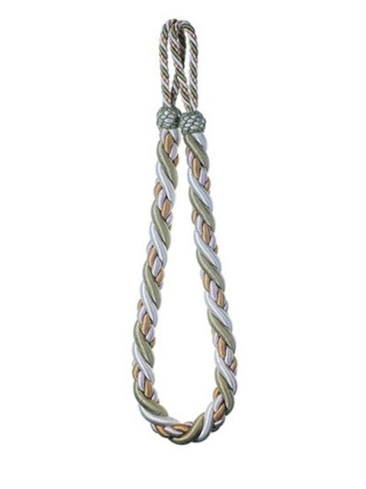 Scalamandre Safari Rope Tieback Pewter Trim PL44730404