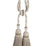 Scalamandre Safari Cut Fringe Tieback A Pewter Trim PL44770404
