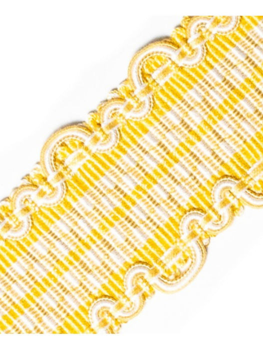 Scalamandre Safari Braid Vanilla Trim Sample PL44410405