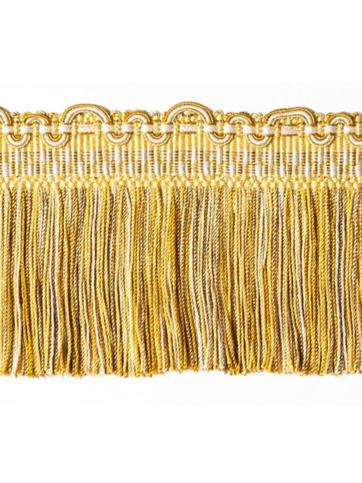 Scalamandre Safari Cut Fringe Saffron Trim Sample PL44430406