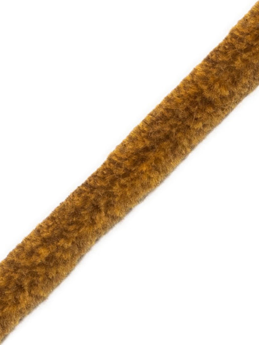 Scalamandre Safari Tweeded Chenille A Saffron Trim Sample PL44490406