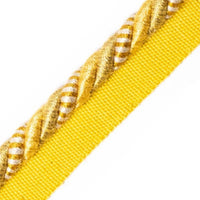 Scalamandre Safari Cord With Tape B Saffron Trim PL44640406