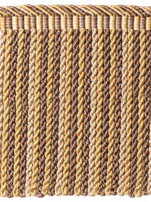 Scalamandre Safari Bullion Fringe B Coffee Trim Sample PL44200407