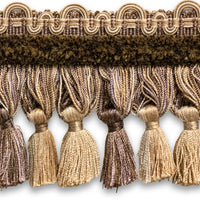 Scalamandre Safari Tassel Fringe Chenille Coffee Trim PL44240407