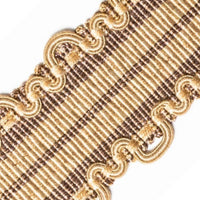 Scalamandre Safari Braid Coffee Trim PL44410407