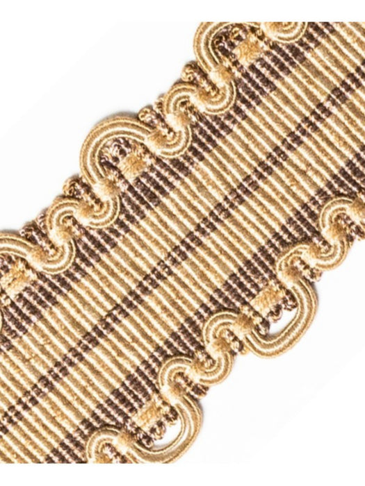 Scalamandre Safari Braid Coffee Trim Sample PL44410407