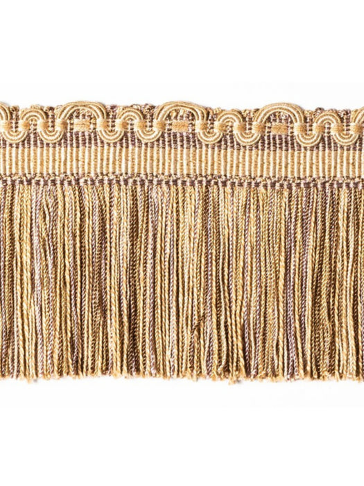 Scalamandre Safari Cut Fringe Coffee Trim Sample PL44430407