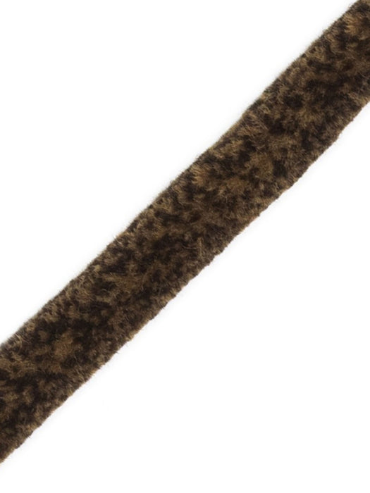 Scalamandre Safari Tweeded Chenille A Coffee Trim Sample PL44490407