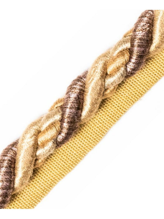 Scalamandre Safari Cord With Tape A Coffee Trim Sample PL44590407