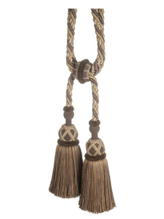 Scalamandre Safari Cut Fringe Tieback A Coffee Trim Sample PL44770407