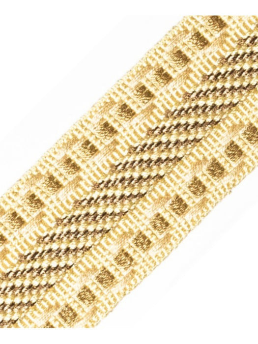 Scalamandre Safari Galon Medium Beige Trim Sample PL44460408