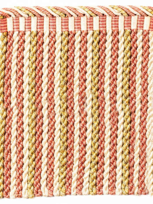 Scalamandre Safari Bullion Fringe B Tea Rose Trim Sample PL44200409
