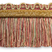Scalamandre Safari Fringe With Chenille Tea Rose Trim PL44230409