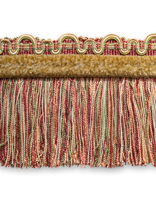 Scalamandre Safari Fringe With Chenille Tea Rose Trim PL44230409
