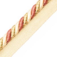 Scalamandre Safari Cord With Tape B Tea Rose Trim PL44640409