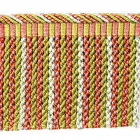 Scalamandre Safari Bullion Fringe A Teal/Rose Trim PL44120410