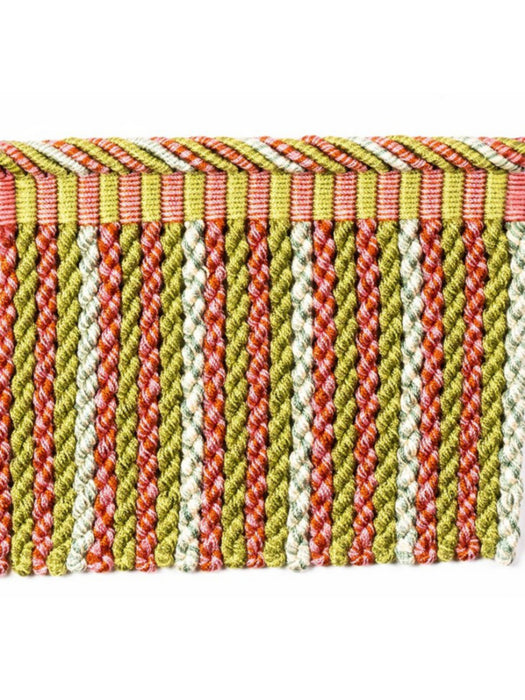 Scalamandre Safari Bullion Fringe A Teal/Rose Trim PL44120410