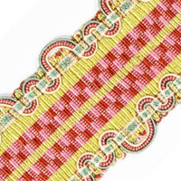 Scalamandre Safari Braid Teal/Rose Trim PL44410410
