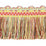 Scalamandre Safari Cut Fringe Teal/Rose Trim PL44430410