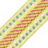 Scalamandre Safari Galon Teal/Rose Trim PL44460410