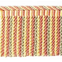 Scalamandre Safari Bullion Fringe A Rose/Gold/Green Trim PL44120411