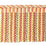 Scalamandre Safari Bullion Fringe A Rose/Gold/Green Trim PL44120411