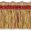Scalamandre Safari Fringe With Chenille Rose/Gold/Green Trim PL44230411