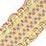 Scalamandre Safari Braid Rose/Gold/Green Trim PL44410411