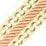 Scalamandre Safari Galon Rose/Gold/Green Trim PL44460411